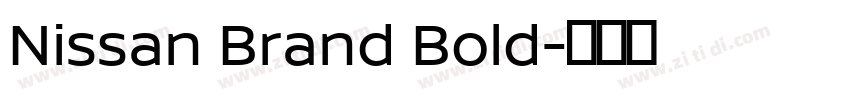 Nissan Brand Bold字体转换 Nissan Brand Bold字体转换